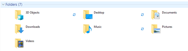 Large Folder Icons in File Explorer