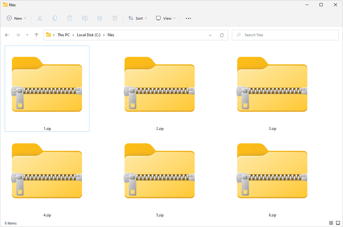 Zip Files